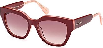 Max & Co. MO0059 71F Womens Sunglasses Burgundy Size 52