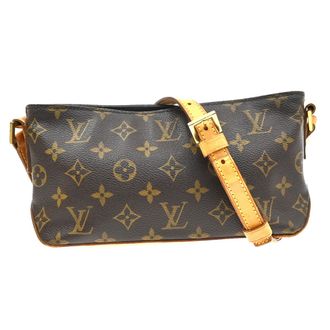 Louis Vuitton Trotteur Monogram Canvas Brown Canvas Handbag (Pre-Owned)