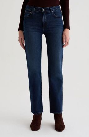 AG - Adriano Goldschmied Brinley Classic Straight Leg Jeans in Midnight Sun at Nordstrom, Size 29