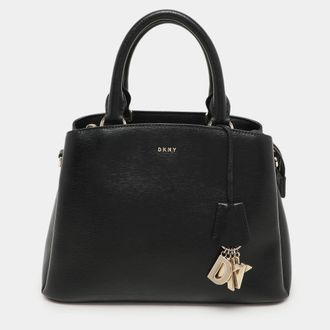 DKNY Dkny Paige Black Saffiano Leather Tote Bag