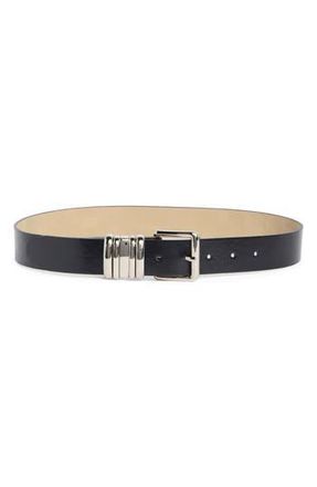 Steve Madden Multi Keeper Faux Leather Belt in Black at Nordstrom Rack, Size X-Large