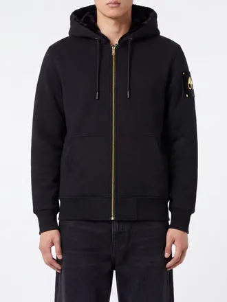 Moose Knuckles Bunny Zipped Hoodie in Cotton Blend