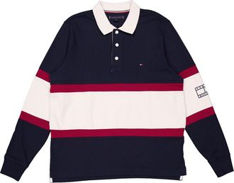 Tommy Hilfiger Blockstripe Rugby Shirt, Size Small