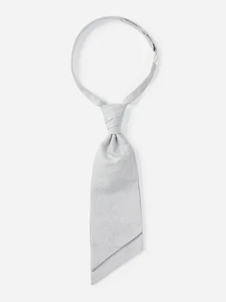 Monti Krawatte MONTI ALESSIO, Herren, silber (silber mit paisley, muster), Viskosemischung, festlich, Krawatten Krawatte, Hochzeits-Plastron, mit festlichem