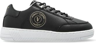 Versace Jeans Couture Sportschoenen met logo - Dames - Sneakers - Zwart - 37 EU - Schoenen