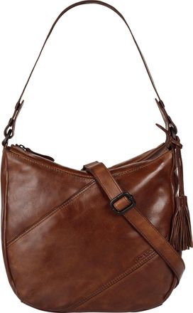 Spikes & Sparrow Umh&auml;ngetasche SPIKES & SPARROW, Damen, Gr. B/H/T: 30cm x 28cm x 12cm onesize, cognac, Leder, leicht gl&auml;nzend, unifarben, Taschen Umh&auml;ngetasche, echt L