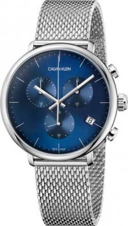 Calvin Klein High Noon Quartz Horloge - Dames - Horloges - Grijs - ONE Size - Accessoires
