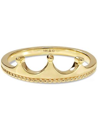 Devata Crown Ring in 14K Gold, 6mm in Yellow Gold at Nordstrom, Size 8