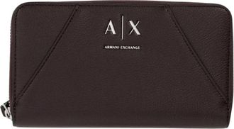 A|X Armani Exchange Cartera con cremallera - Accessories - Mujer - Marr&oacute;n - ONE SIZE