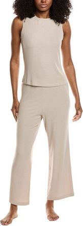 Natori 2Pc Rib Essential Pajama Set