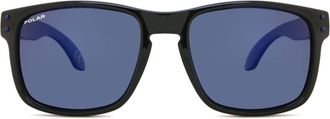 Polar 358 Polarized 77C Mens Sunglasses Black Size 55