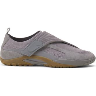 Lanvin Lnv1 Knit And Suede Sneakers in Light Grey/honey at Nordstrom, Size 43