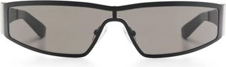 Alexander McQueen Eyewear Occhiali da sole squadrati - Nero