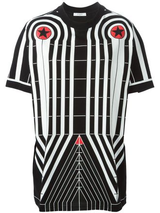 Givenchy graphic print T-shirt - Zwart