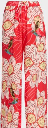 Johnny Was x Ashley Percival Zerua Wide-Leg Pants