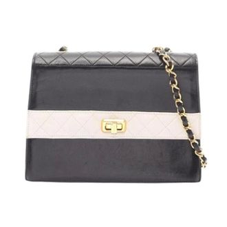 Chanel Pre-owned Vintage Schoudertas - Dames - Pre-owned - Veelkleurig - Maat: ONE Size Leer