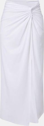 Vix Karen draped midi skirt