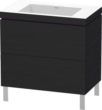 Duravit Duravit L-cube C-conjunto Vertical, 2 Cajones, Sin Rebosadero