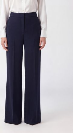 P.A.R.O.S.H. P. A.R. O.S. H. Pantaloni palazzo sartoriali a vita alta in cady