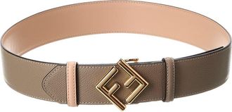 Fendi Fendi Ff Diamonds Reversible Leather Belt