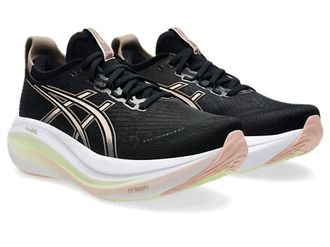 Asics Womens Gel-Nimbus 27 Running Shoes In Black/breeze