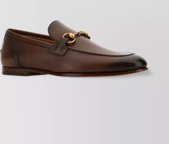 Gucci leather loafers