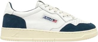 Autry Sneakers, male, White, Size: 8 US Casual Leather Sneakers White/Capri