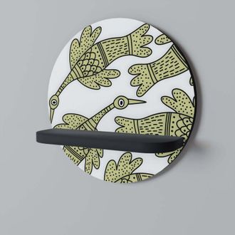 OEM Seedling Songbird Estante Redondo Negro