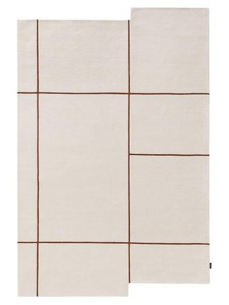 benuta Alfombra de lana crema 200x300