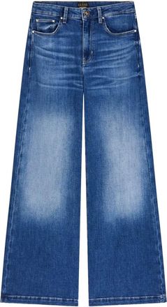 Guess Bellagio Chain Pockets Wide Jeans - Jeans - Mujer - Azul - W28