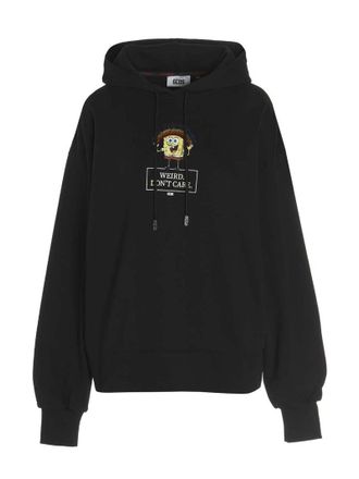 GCDS Womens Dont Care Capsule Hoodie With Dont Care Capsule