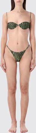 Matine&eacute; Bikini zebrato a triangolo con ferretto e slip brasiliana