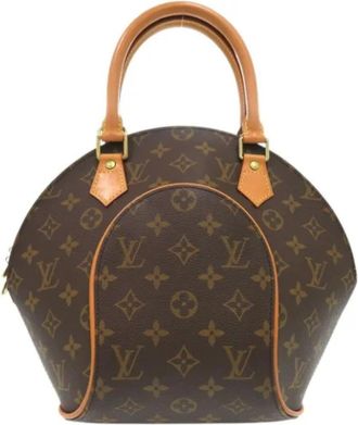 Louis Vuitton Tweedehands Canvas Louis Vuitton tassen - Dames - Vintage Handtas - Bruin - ONE Size - Vintage