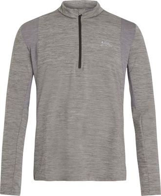 Protest Stehkragenpullover PROTEST Fleecepullover PRTSTRAYED, Herren, Gr. XL, grau (dunkelgrau melee), Obermaterial: 92% Polyester PES. 8% Elasthan EL., Pullo