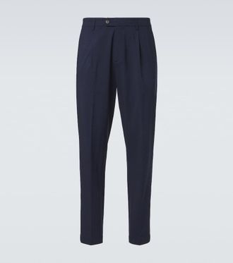 Eleventy Pantalones rectos en mezcla de lana