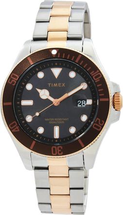 Timex Harborside Coast Quartz Black Dial Mens Watch TW2V42100VQ