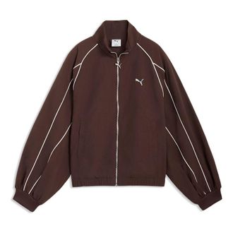 Puma (WMNS) PUMA T7 Balloon Jacket Chocolate Brown 634558-13