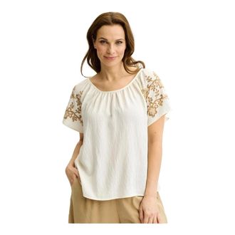 In Front IN Front, Dames, Blouses & Shirts, Wit, Maat: 2XL