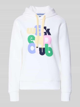 Christian Berg Hoodie mit Kapuze in Weiss, Gr&ouml;&szlig;e XXL