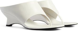 Khaite Marlow Sandal in Chalk at Nordstrom, Size 10.5Us