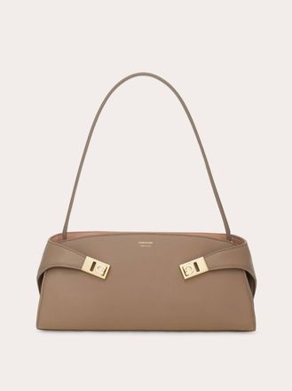 Ferragamo Donna Borsa a spalla Hug East-West Beige