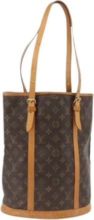 Louis Vuitton Pre-owned Bucket Bags, female, Brown, Size: ONE SIZE Pre-owned Monogram Bucket Bag