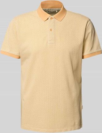 Blend Slim Fit Poloshirt mit Label-Detail Modell EDMON in Orange Melange, Gr&ouml;&szlig;e XL