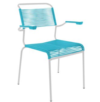 Schubiger M&ouml;bel Spaghetti-Stuhl S&auml;ntis mit Armlehnen