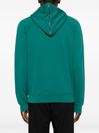 Kenzo Eiffel Tower Graphic Print Hoodie - Green
