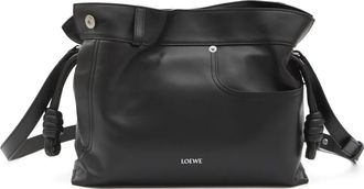 Loewe Flamenco medium clutch - Zwart