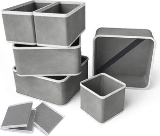 OEM Organizador De Caj&oacute;n - Caja De Almacenamiento Plegable De Tela - Para Ropa Interior Sujetadores Calcetines Corbatas Y Bufandas - Unidad