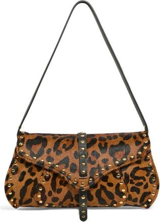 Aim&eacute;e Armour Novelty Genuine Calf Hair Baguette Shoulder Bag in Wildcat Haircalf at Nordstrom