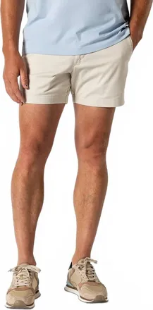 Duck Head Gold School Chino Short In Stone