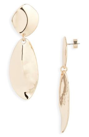 Nordstrom Molten Teardrop Earrings in Gold at Nordstrom